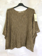 Plus Size Kort Akryl Top