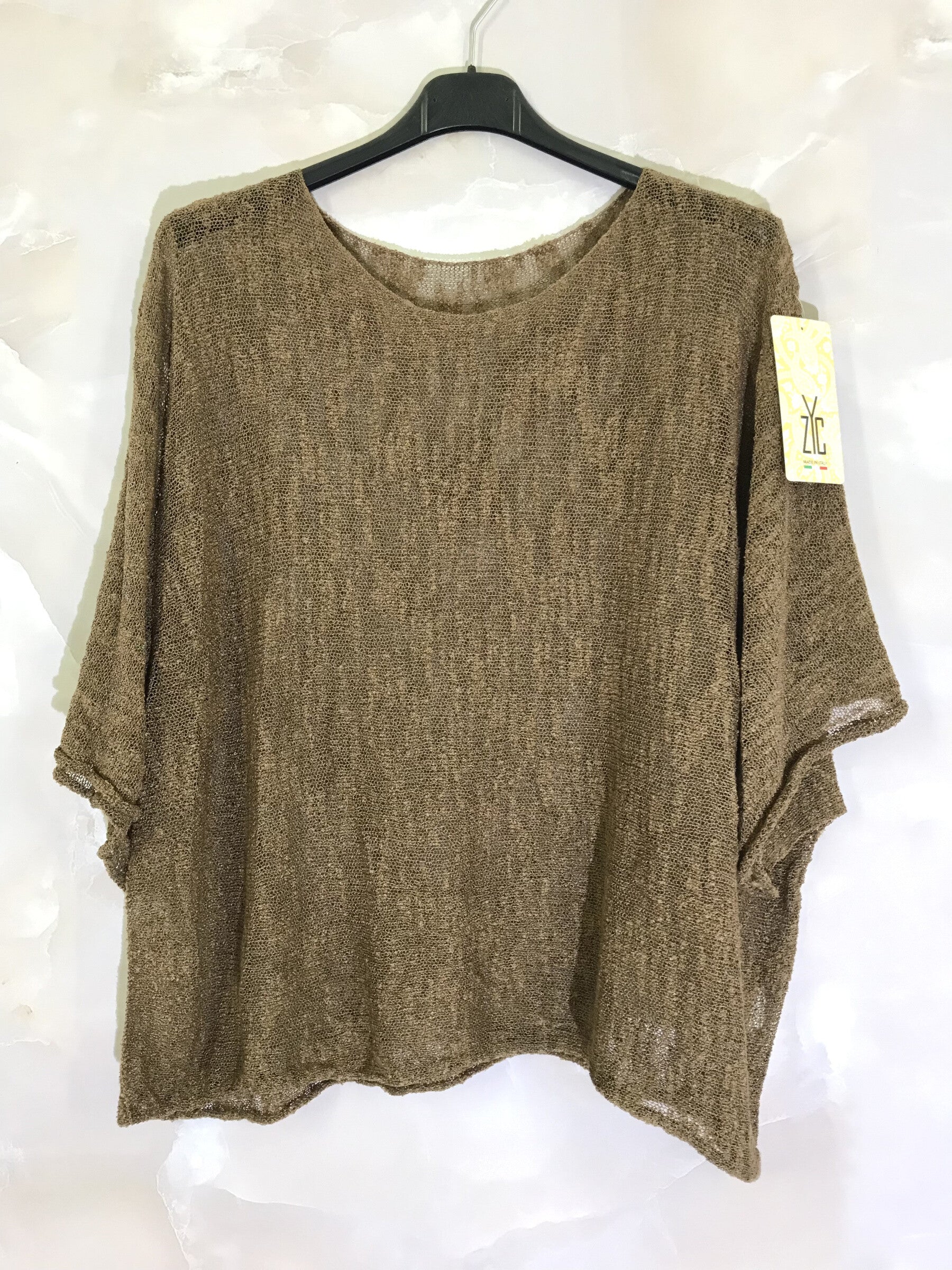 Plus Size Kort Akryl Top
