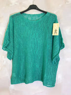Plus Size Kort Akryl Top