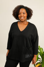 Plus size top i Stor Storlek