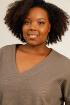 Plus size top i Stor Storlek