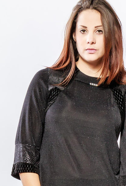 Plus Size Iridescent Top