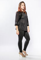 Plus Size Iridescent Top