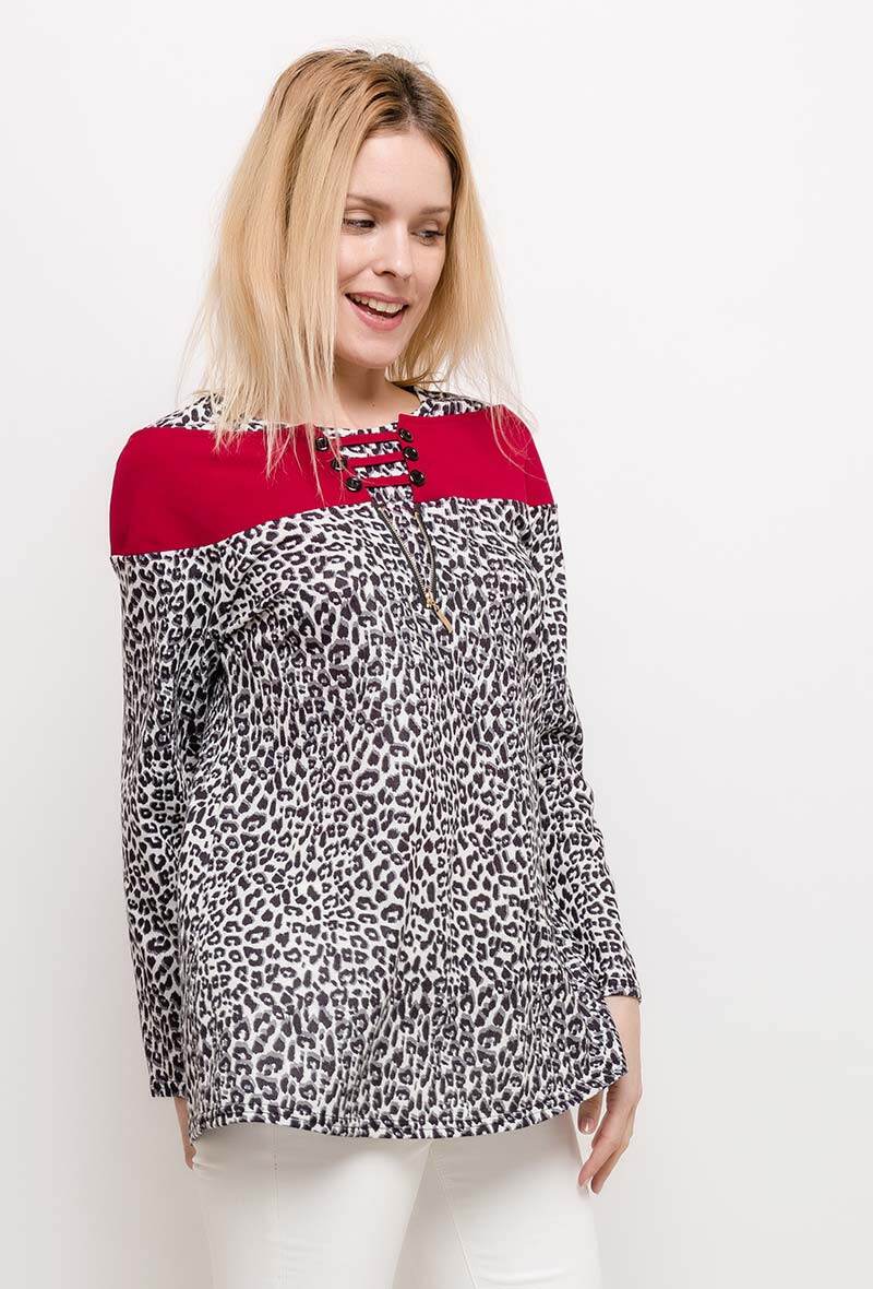 Plus Size Leopard Top
