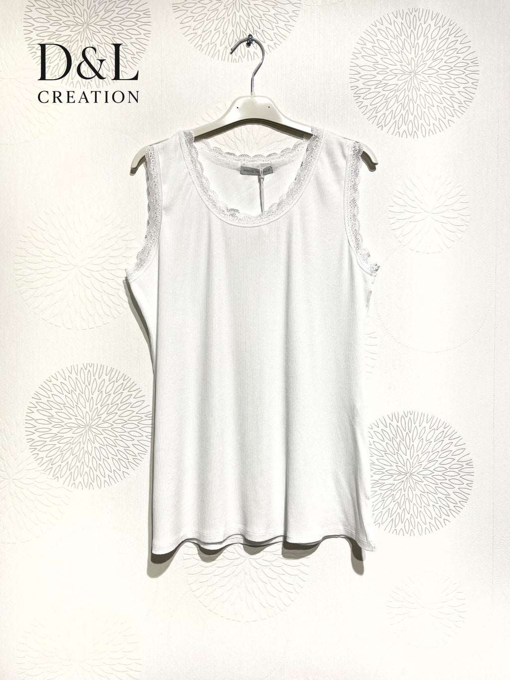 Plus Size Côte -free -free top with T38 lace at T48