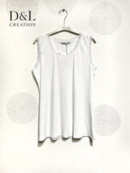 Plus Size Côte -free -free top with T38 lace at T48