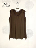 Plus Size Côte -free -free top with T38 lace at T48