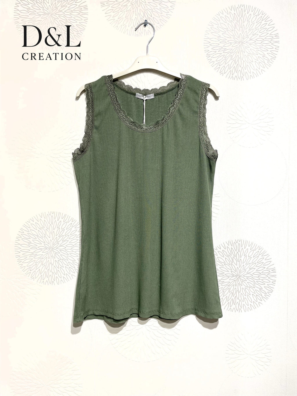 Plus Size Côte -free -free top with T38 lace at T48