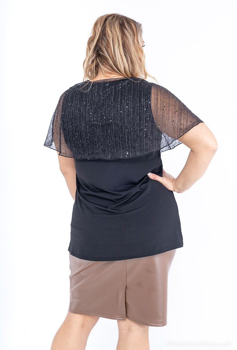 Elegant Plus Size Top Blouse