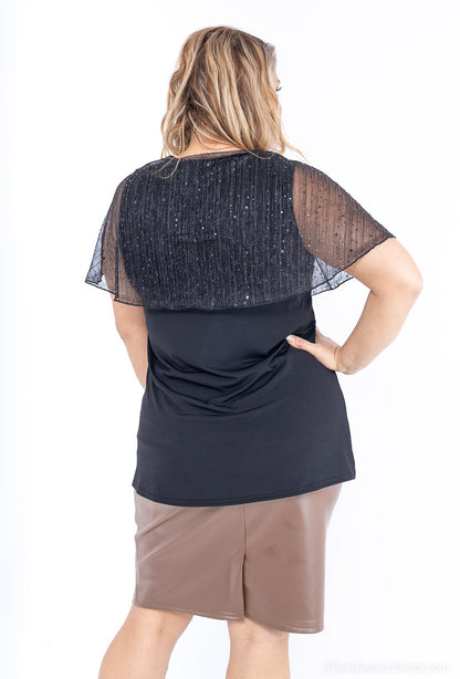 Elegant Plus Size Top Blouse