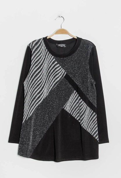 Plus Size Shiny tunic