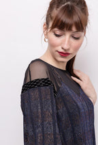 Plus Size Shiny Tunic