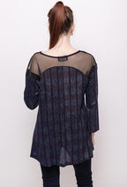 Plus Size Shiny Tunic