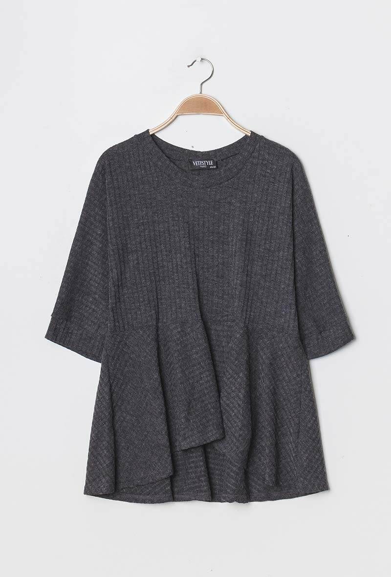 Plus Size Ribbed tunic