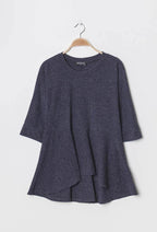 Plus Size Ribbad Tunika