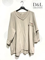 Amore Stretch Cotton Tunic Storlek T40 till T54+