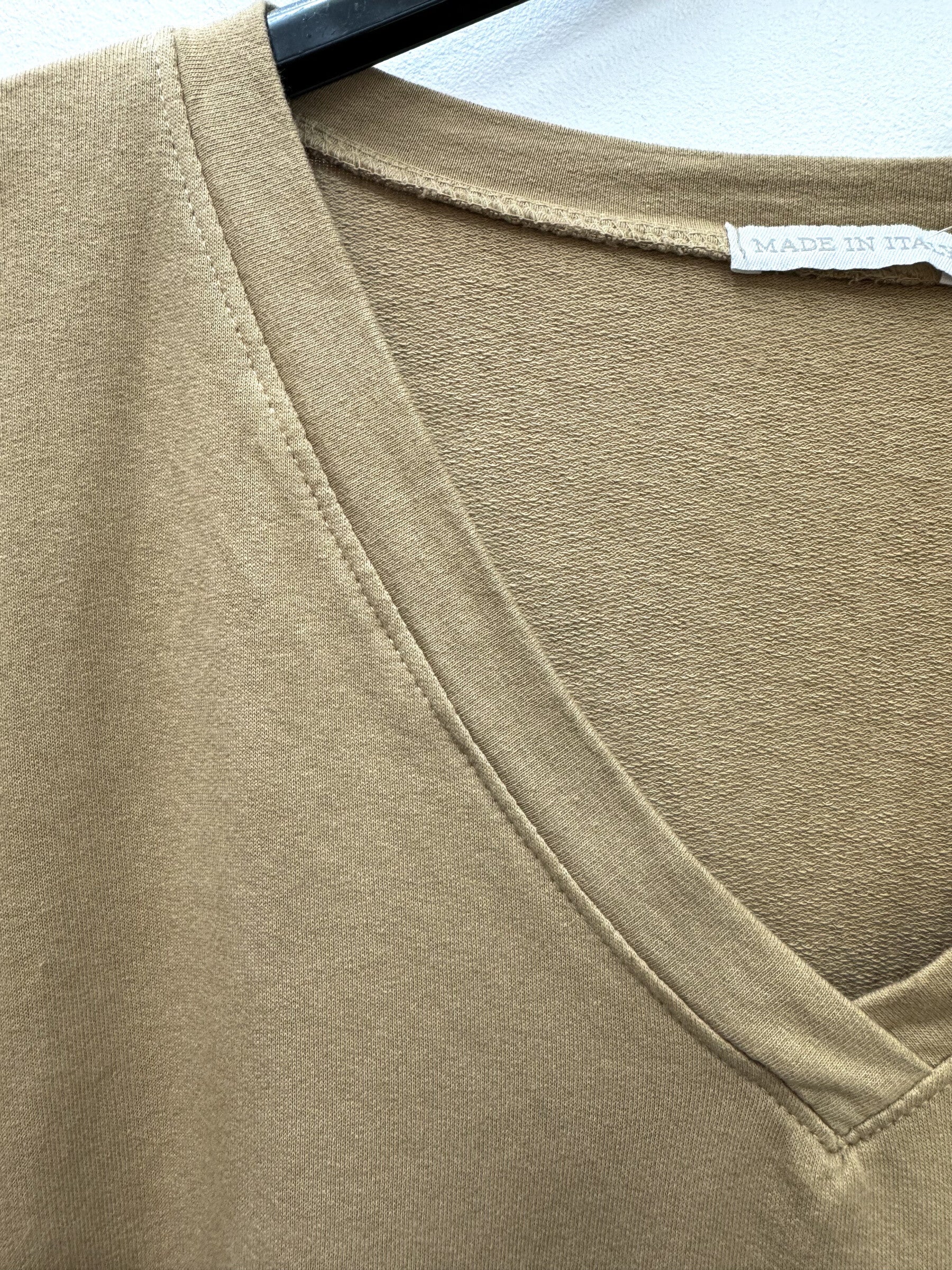 Cotton sweatshirt tunic i Stora Storlekar
