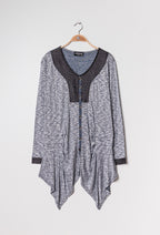 Plus Size Draped tunic