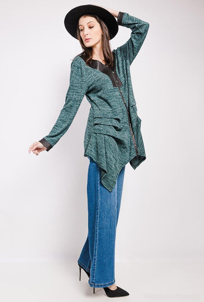 Plus Size Draped Tunic