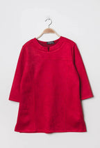 Plus Size Suede tunic