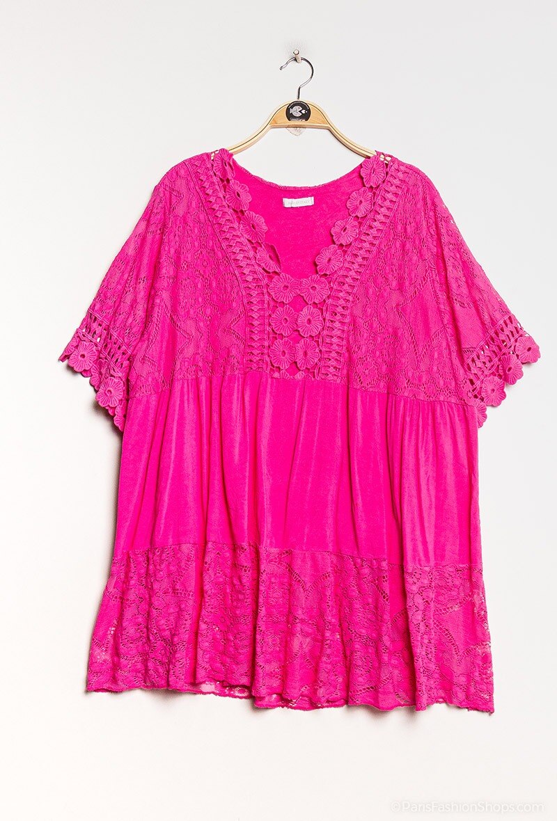 Plus Size Lace tunic