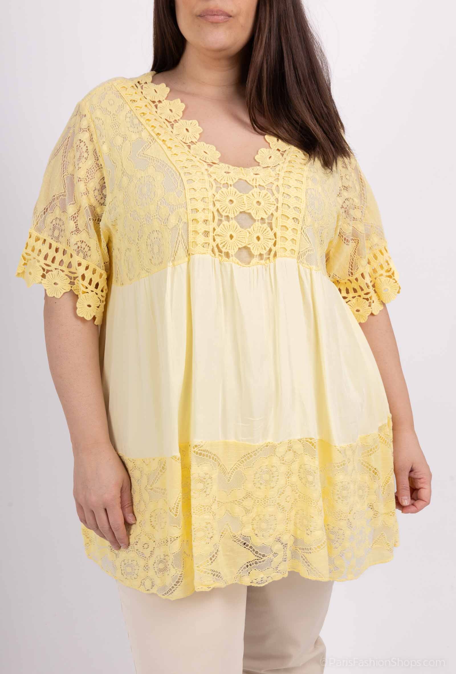 Plus Size Lace tunic