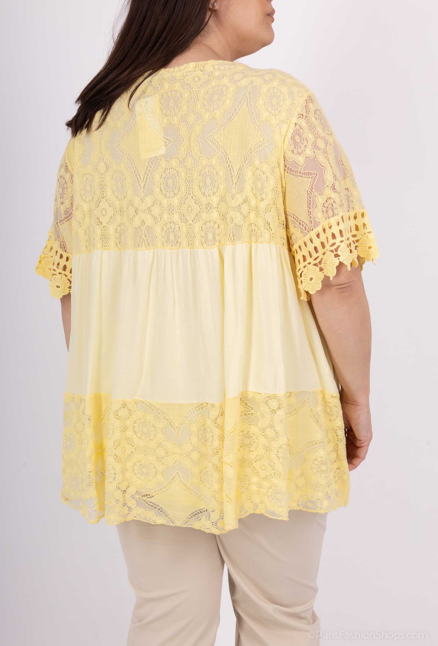 Plus Size Lace Tunic