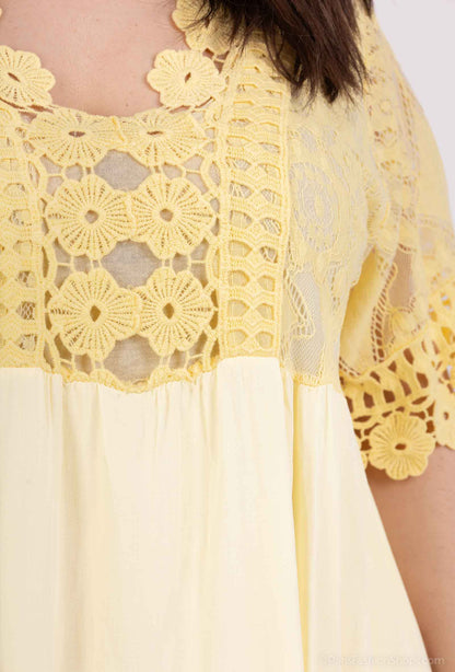 Plus Size Lace Tunic
