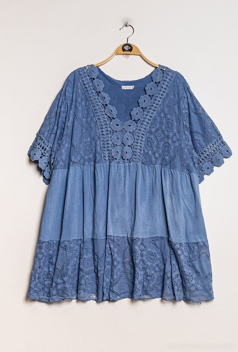 Plus Size Lace tunic