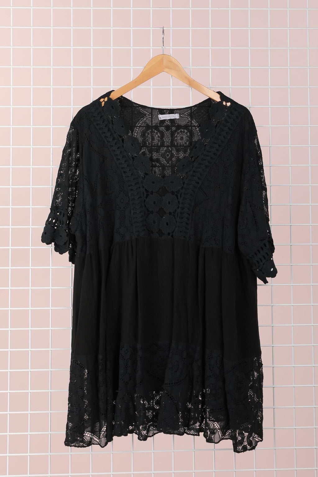 Plus Size Lace Tunic