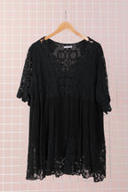 Plus Size Lace Tunic