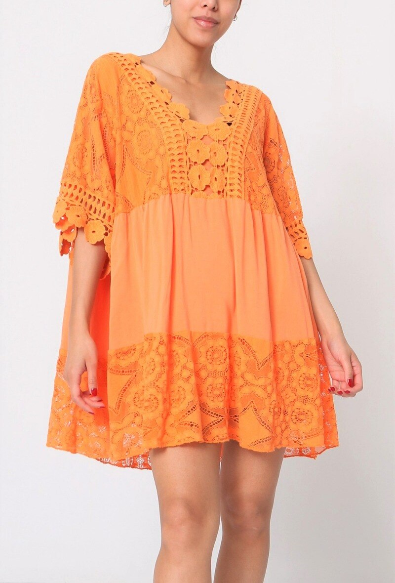 Plus Size Lace tunic
