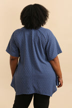 Oasted krage vid tunika i stor storlek