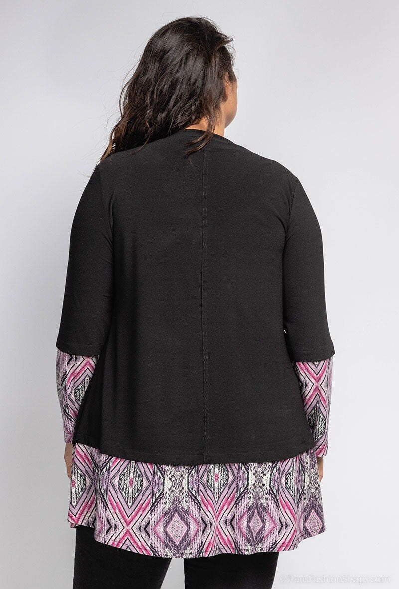 Plus Size Casual Zipper Tunic