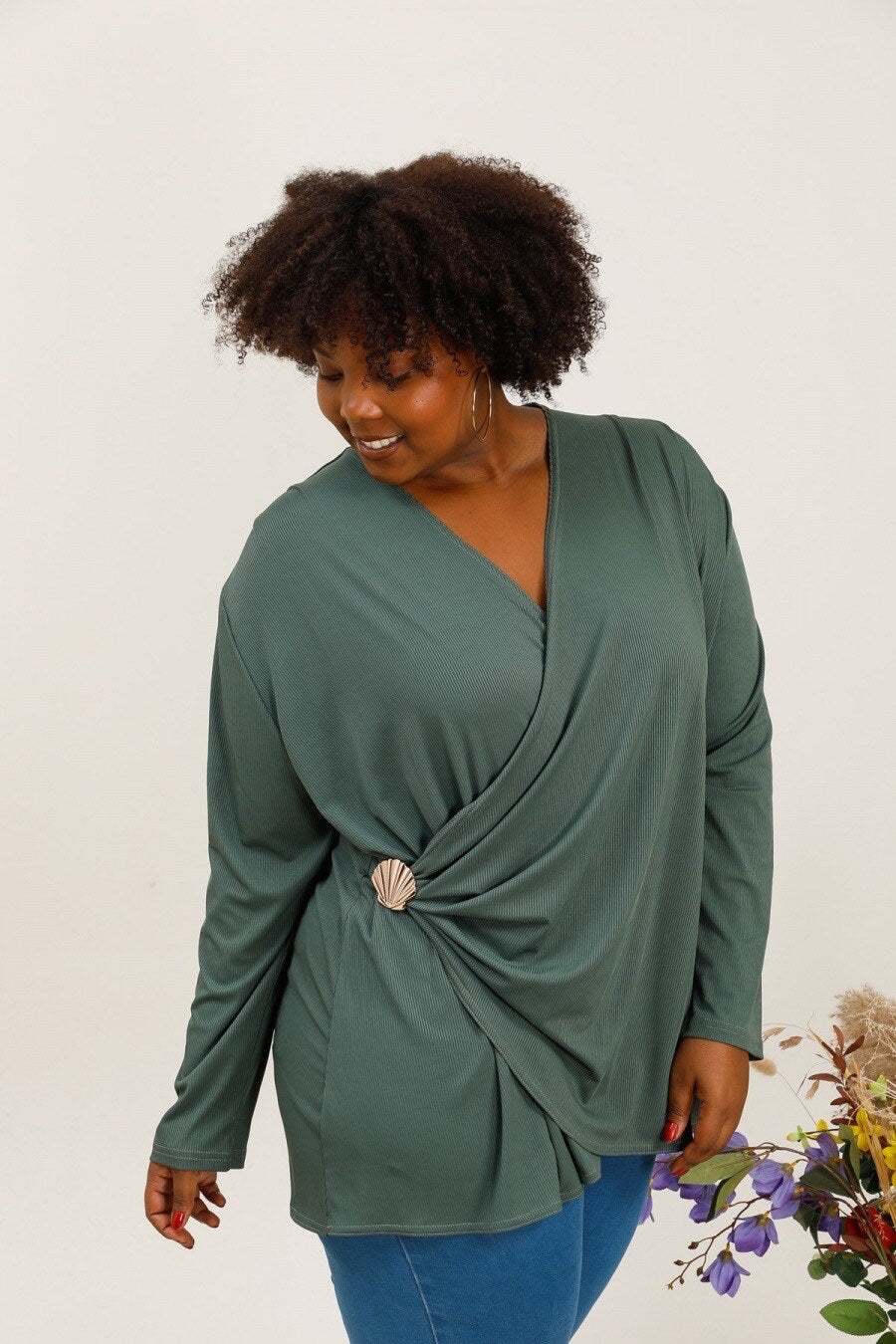 Plus size tunik i Stor Storlek