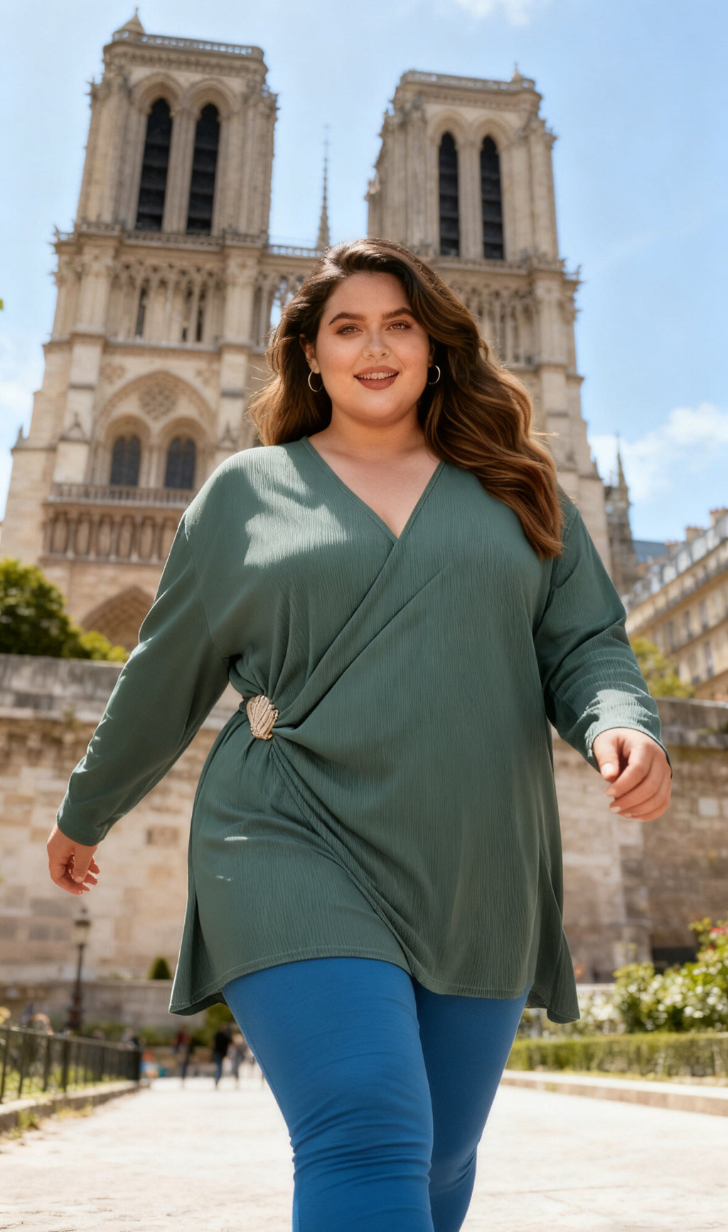 Plus size tunic i Stor Storlek