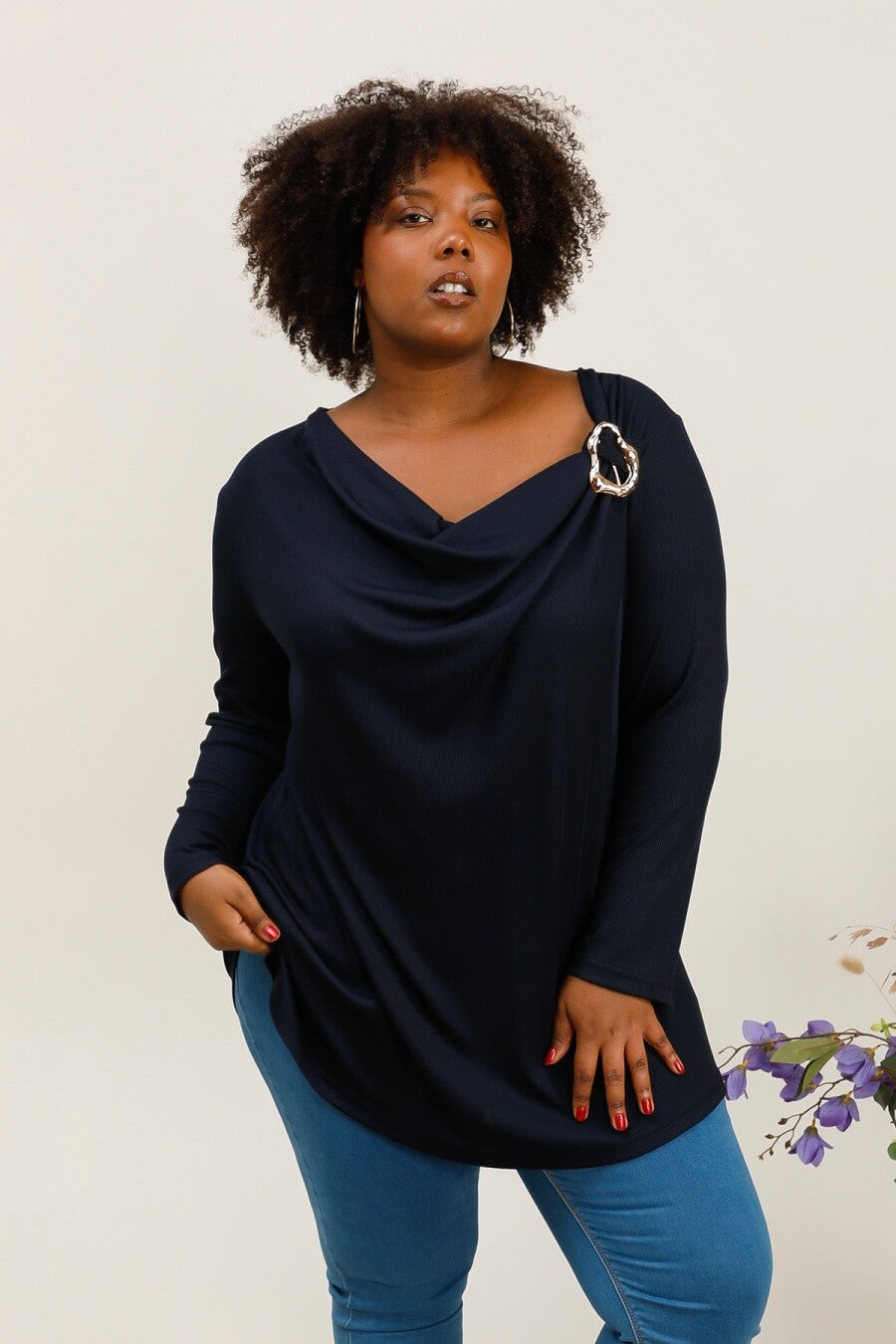 Plus size tunic i Stor Storlek