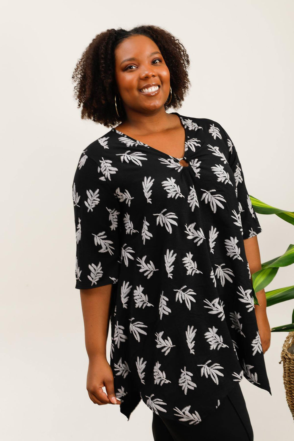 Plus size tunic i Stor Storlek