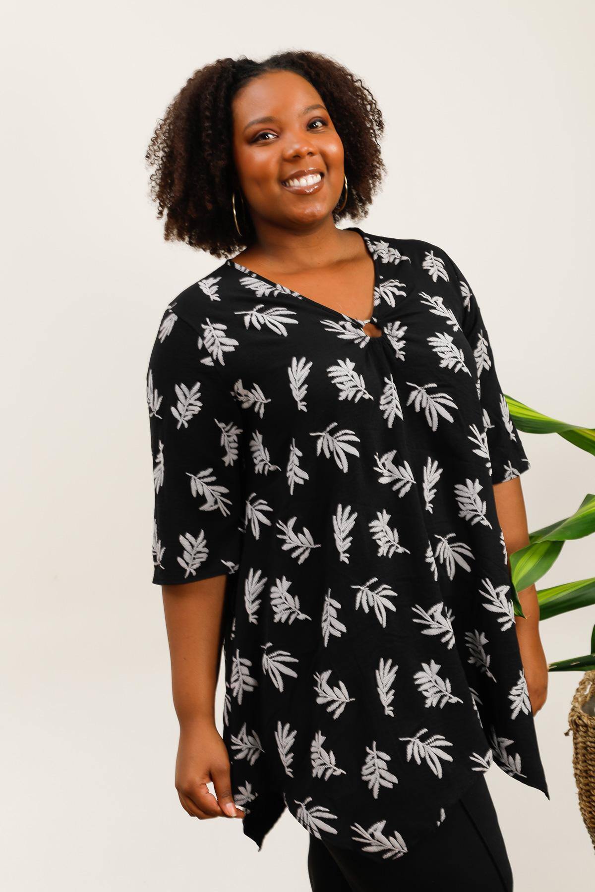 Plus size tunic i Stor Storlek