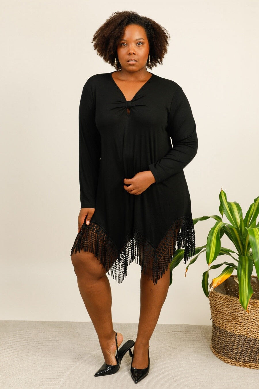 Plus size tunic i Stor Storlek