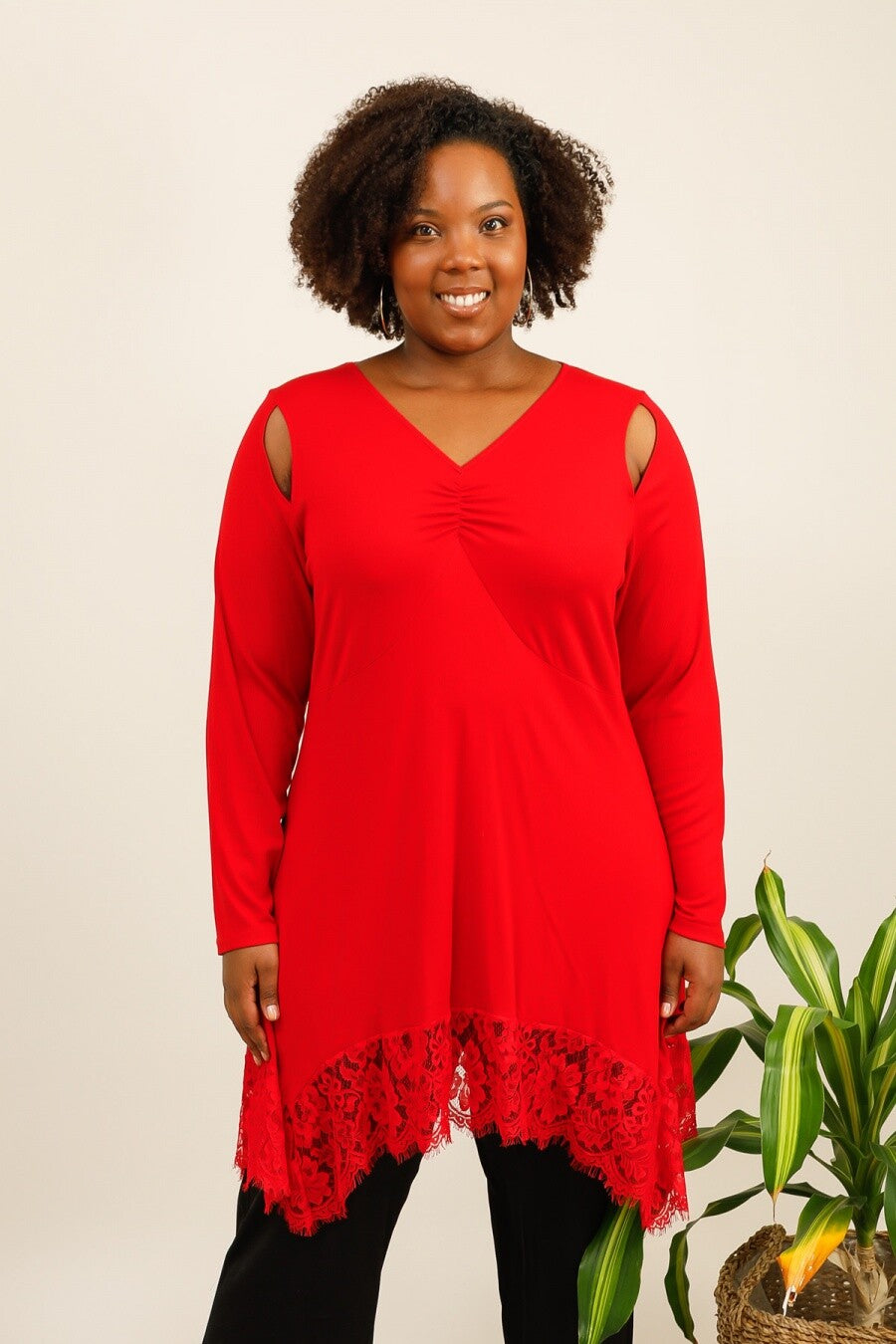 Plus size tunic i Stor Storlek