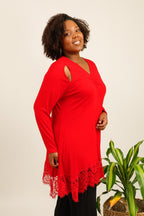 Plus size tunic i Stor Storlek