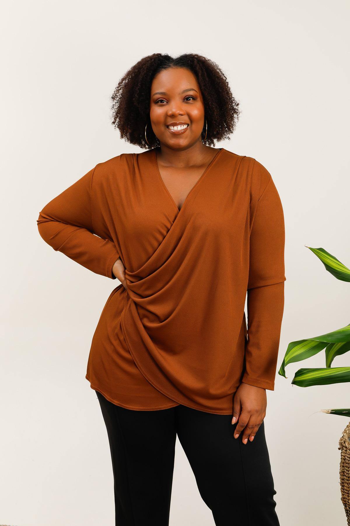Plus size tunic i Stor Storlek