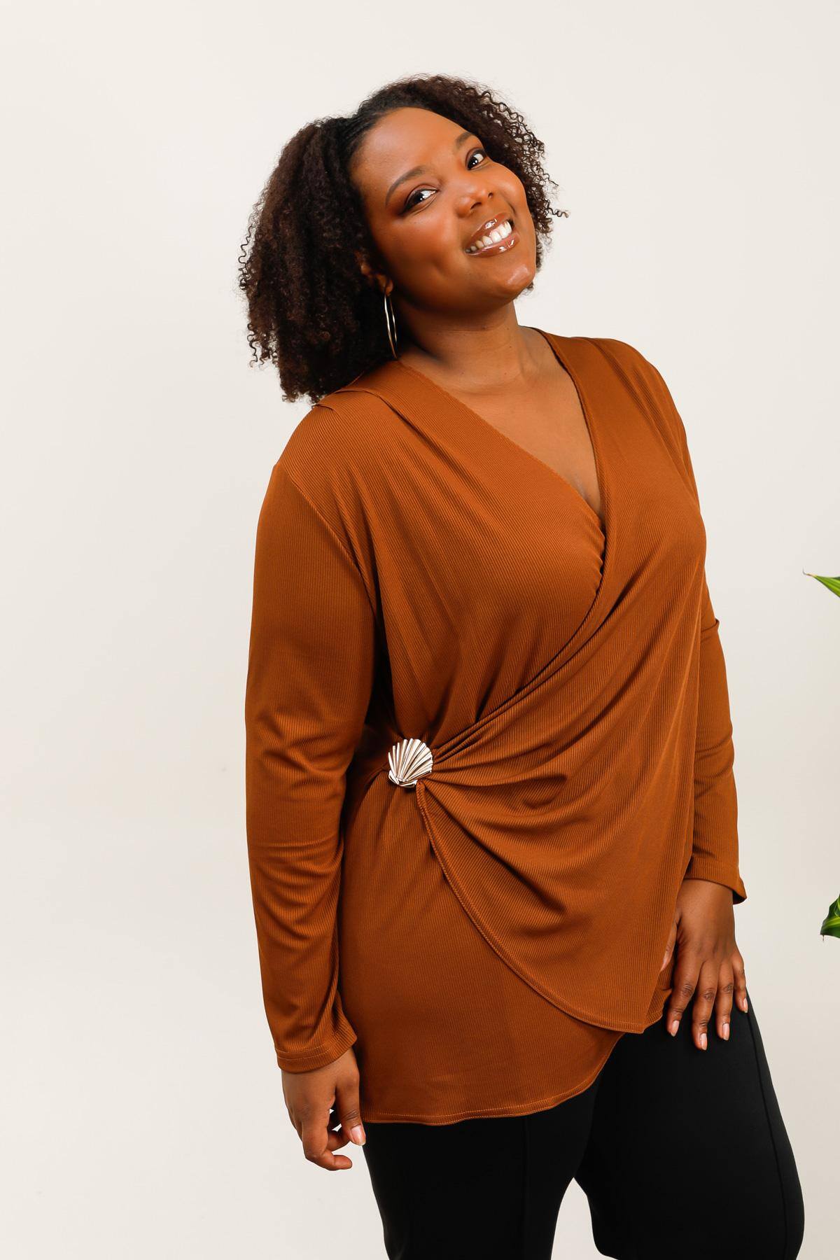 Plus size tunic i Stor Storlek