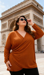 Plus size tunic i Stor Storlek