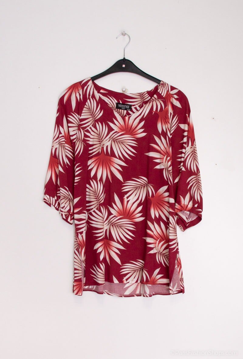Plus Size Printed tunic