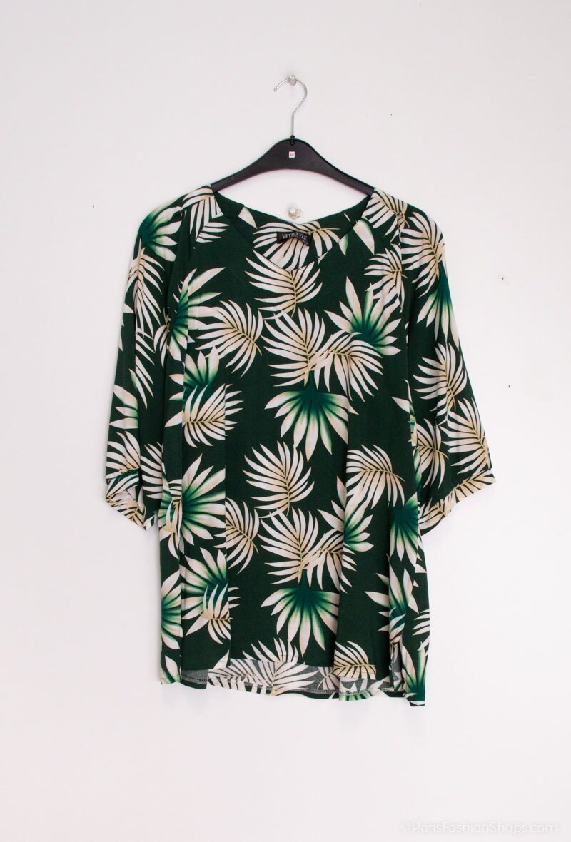 Plus Size Printed tunic