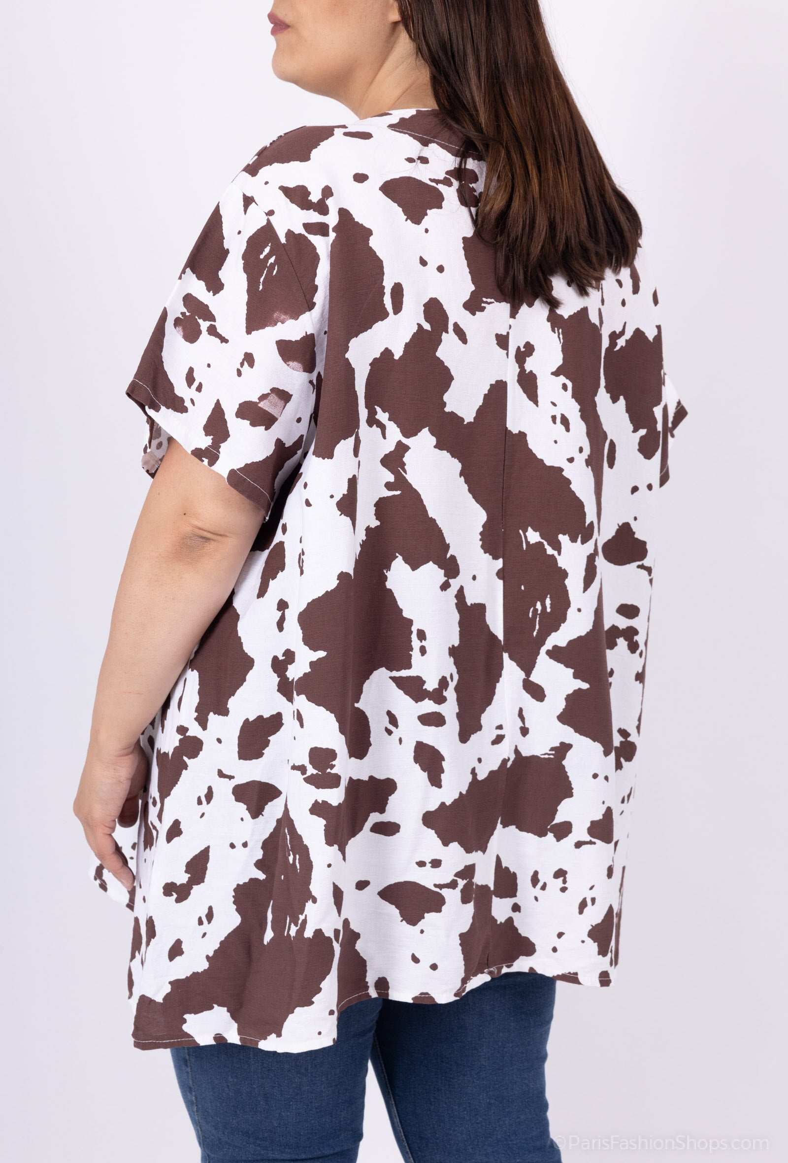 Plus Size Printed Tunic