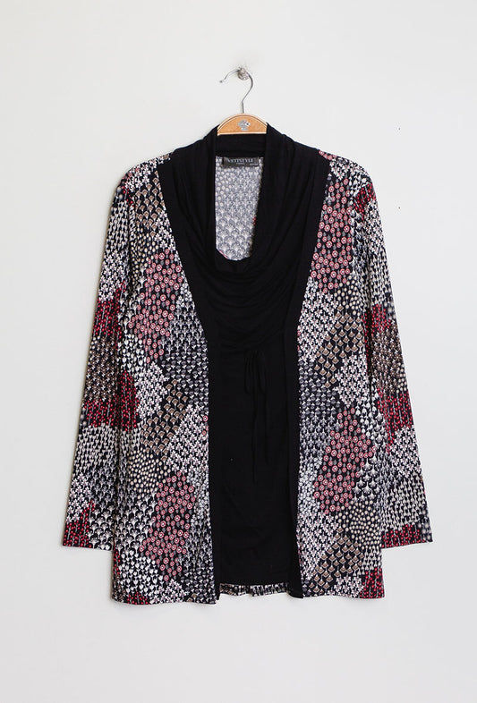 Plus Size Printed Tunic för Stora Kvinnor
