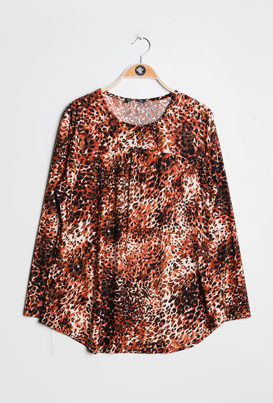 Plus Size Printed tunic